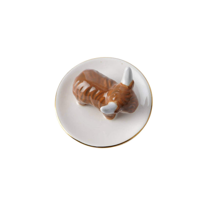 CGB Giftware CGB Giftware - Bramble Farm Highland Cow Ring Dish In Gift Box