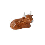 CGB Giftware CGB Giftware - Bramble Farm Highland Cow Ring Holder In Gift Box