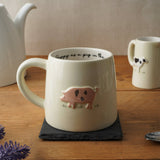 CGB Giftware CGB Giftware - Bramble Farm Pig Stoneware Mug In Gift Box
