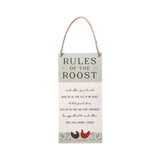 Bramble Farm 'Rules Of The Roost' Kitchen Sign