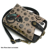 Chala Black Cat Snap Cellphone Crossbody Purse by Chala Vegan NEW DESIGN!