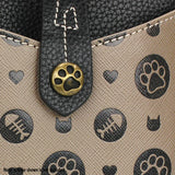 Chala Black Cat Snap Cellphone Crossbody Purse by Chala Vegan NEW DESIGN!