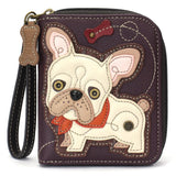 French Bulldog Handbag, Wallet Collection by Chala-NEW! Vegan!