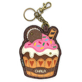 Cupcake Chala Keychain Coinpurse Vegan