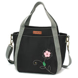 Chala Handbags and Clutches Mini-Carryall Totes by Chala Turtle, Hummingbird or Sunflower