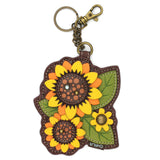 Chala handbags and wallets Keychain Sunflower Bouquet Handbag Collection Chala Vegan