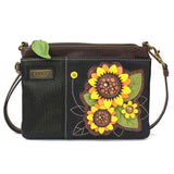 Chala handbags and wallets Mini Xbody Sunflower Bouquet Handbag Collection Chala Vegan