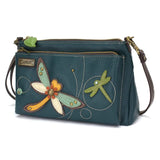 Chala handbags Deluxe Xbody DRAGONFLY Keychain, Wallet and Purse Collection by Chala