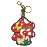 Chala Mushroom Key Fob/Coin Purse