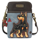 Chala keychain vegan Xbody DOBERMAN collection CROSSBODY and  KEYChain/COIN PURSE