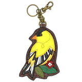 chala Keychains Goldfinch Bird Keychain Collection by Chala-Closeout