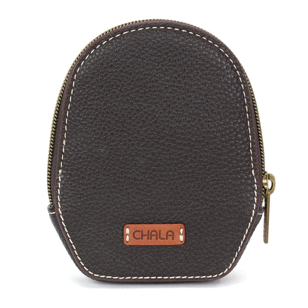 Chala Mini Hedgehog Coin Purse/Keychain So Cute!  Vegan!  RFID Protected