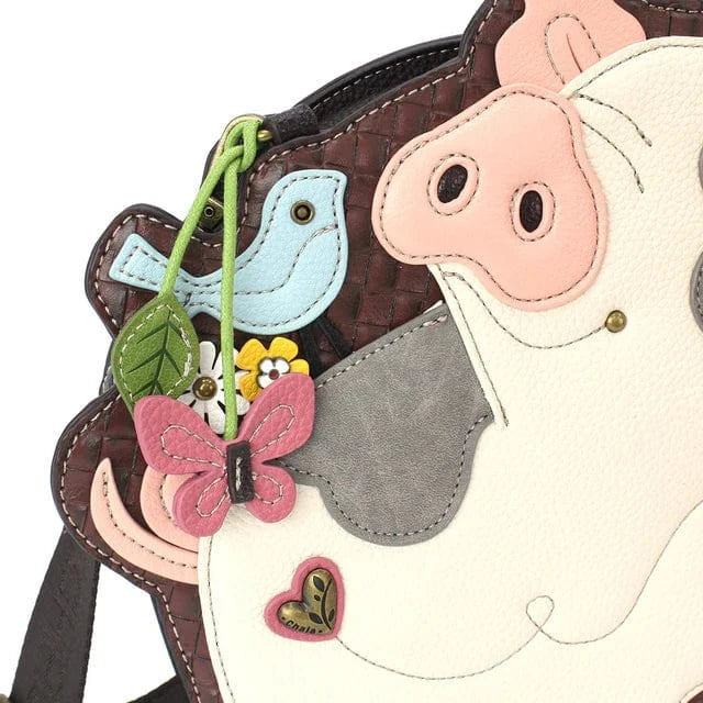 Chala Vegan Spotted Pink Pig Chala Purse