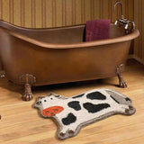 Cute Cow Bathmat 73cm X 55cm Polyester
