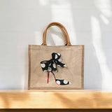 Dana's Uncommon Glass Dana's Uncommon Glass - Polka Dot Stiletto Tote Bag