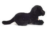 Plush Black Panther Baby-Lying 30 cm - plush soft toy by Teddy Hermann