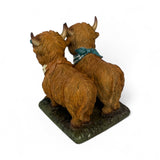 De Leon Collections De Leon Collections - “Hay Girl Hay” Highland Cow Figurine – Funny Farmhouse Decor