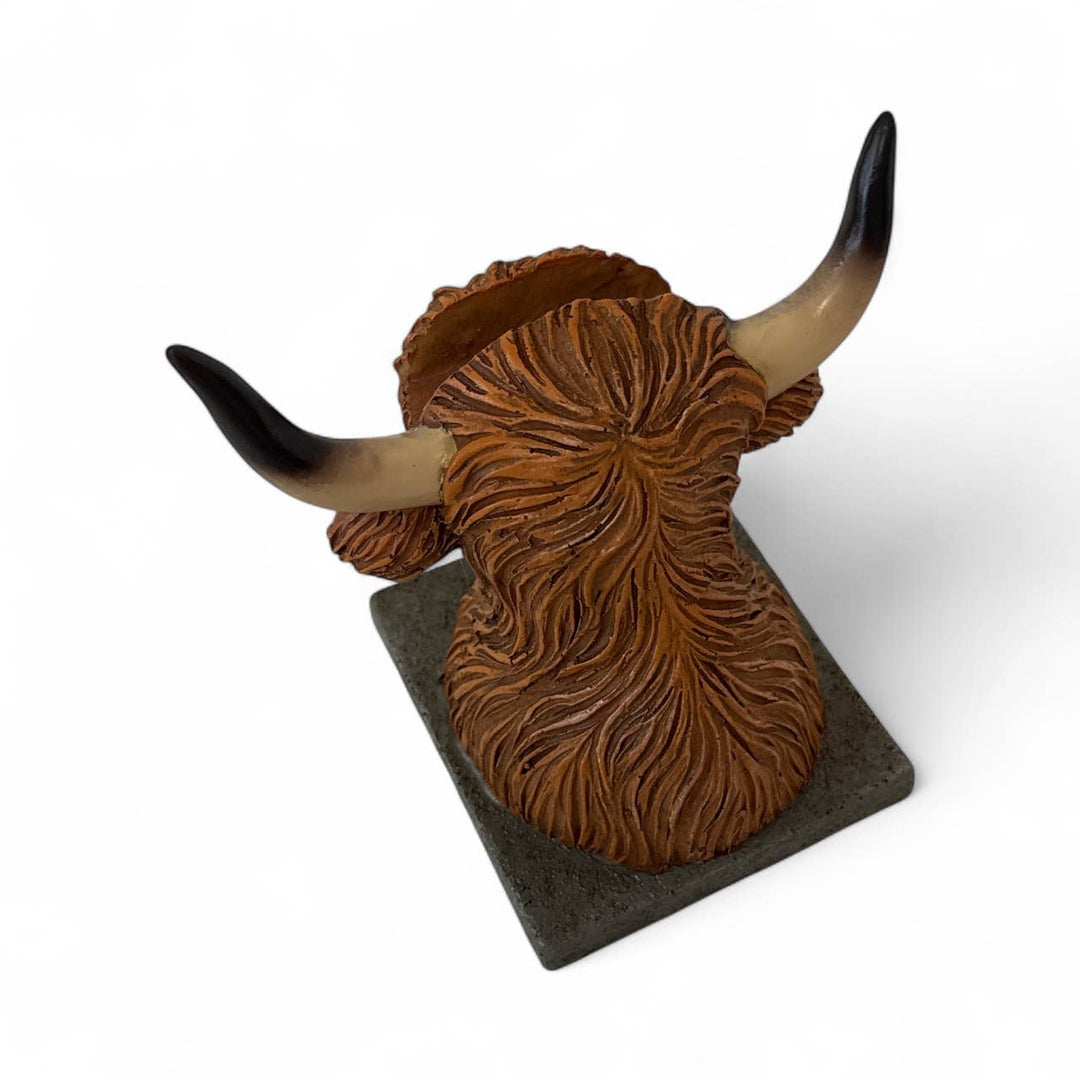 De Leon Collections De Leon Collections - Highland Cow Eyeglasses Holder – Funny Farmhouse Desk or Nig