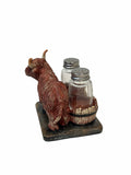 De Leon Collections De Leon Collections - Highland Cow Salt & Pepper Shaker Set – Rustic Farmhouse Kit