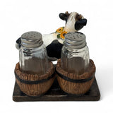 De Leon Collections De Leon Collections - Sunflower Cow Salt & Pepper Shaker Set – Farmhouse Kitchen