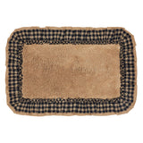 Burlap Natural w/ Black Check Bathmats Farmhouse Favorite!