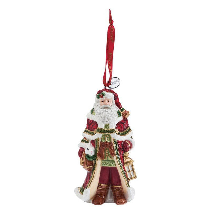 Fair-Fitz and Floyd® Mikasa® Pfaltzgraff® christmas ornaments Fitz & Floyd Telluride 2024 Dated Santa Bell Ornament, Gift Boxed Fitz and Floyd® Mikasa® Pfaltzgraff® -