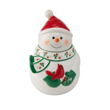 Fair-Fitz and Floyd® Mikasa® Pfaltzgraff® Winterberry Snowman & Cardinal 10In Cookie Jar Gift Box Pkg Fitz and Floyd® Mikasa® Pfaltzgraff®