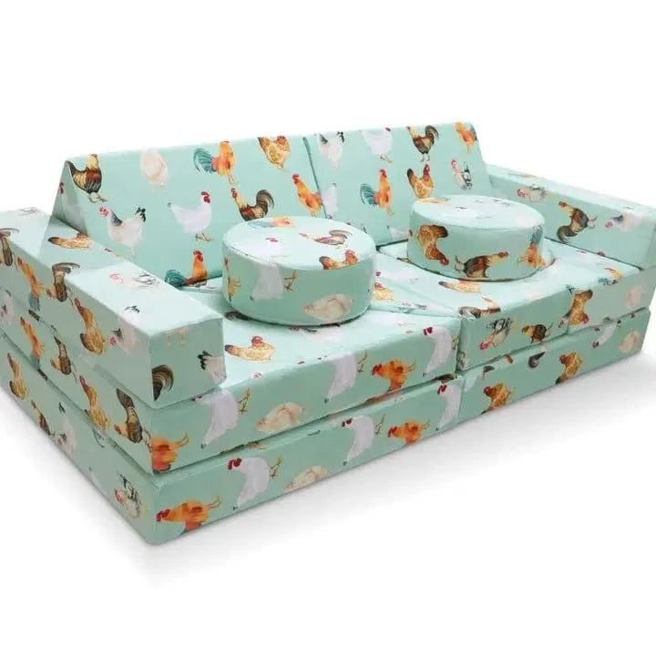 Faire-American Farm Company Where Chickens & Cuddles Collide-NEW Farm Kids Couch made in the USA!