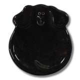 Faire-August Ceramics Black Dog Trinket Dish Handmade in the USA August Ceramics