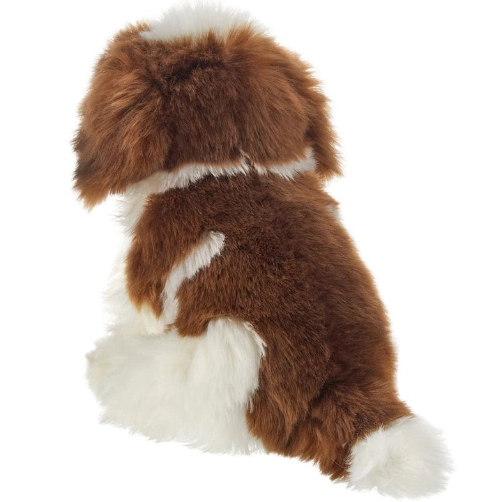 FAIRE - Bearington Stuffed Animals Plush Shih Tzu-Bentley by Bearington Stuffed Brown & White Puppy Dog