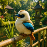 Faire: Bocchetta Plush Toys Kookaburra Plush Kingfisher-Mini and Large Size Plush Lifelike Eco Friendly