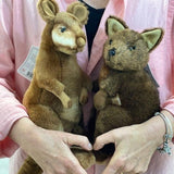 Faire: Bocchetta Plush Toys Plush Animals Australian Wallaby Red Necked Bennett’s Plush Animal Lifelike Size 33cm/13″