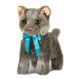 Russian Blue or British Shorthair Kitten Plush by Bocchetta