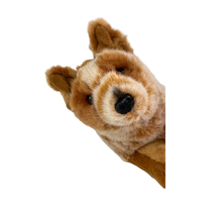 Faire-Bocchetta Plush Toys Realistic Plush Red Australian Cattle Dog Puppy Eco Friendly Vegan Super Cute