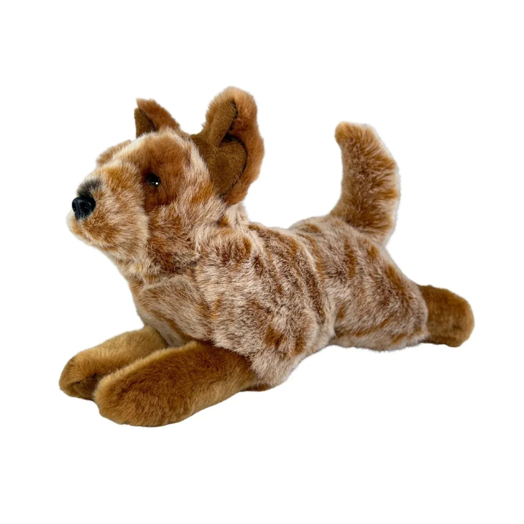 Faire-Bocchetta Plush Toys Realistic Plush Red Australian Cattle Dog Puppy Eco Friendly Vegan Super Cute