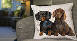 FAIRE - Bree Merryn Art Ltd Medium Pillow Slinky and Scooter Medium Pillow (17"x17")