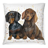 FAIRE - Bree Merryn Art Ltd Medium Pillow Slinky and Scooter Medium Pillow (17"x17")