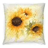 FAIRE - Bree Merryn Art Ltd Medium Pillow Sunflowers Medium Pillow (17"x17")