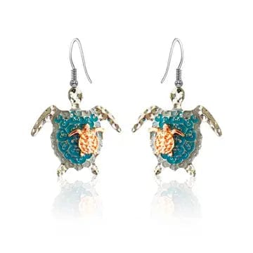 FAIRE - Copper Arts Earrings Turtle Earrings Stainless Steel