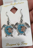 FAIRE - Copper Arts Earrings Turtle Earrings Stainless Steel