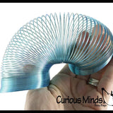 faire - curious minds toys fidget toys Blue Mini Spring Slinky