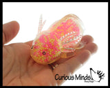 faire - curious minds toys fidget toys Light Up Axolotl Squeeze Fidget