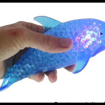 faire - curious minds toys fidget toys Light-Up Dolphin Water Bead FIlled Squeeze Fidget