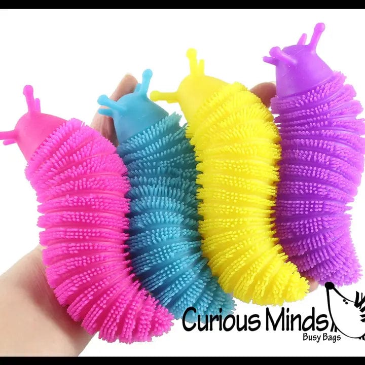 faire - curious minds toys fidget toys Squeeze Slug Light Up Fidget Toy
