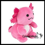 faire - curious minds toys Stuffed Animals Axolotl Sitting Mini Plush