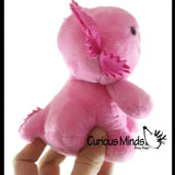 faire - curious minds toys Stuffed Animals Axolotl Sitting Mini Plush