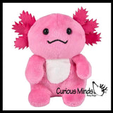 faire - curious minds toys Stuffed Animals Axolotl Sitting Mini Plush