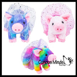 faire - curious minds toys Stuffed Animals Colorful Mini Pig in a Tutu