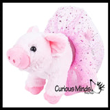 faire - curious minds toys Stuffed Animals Pink Colorful Mini Pig in a Tutu