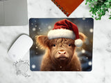 Faire: Dark Horse Dream Designs LLC mouse pad Face Christmas Highland Calf Mouse Pads Made in the USA!